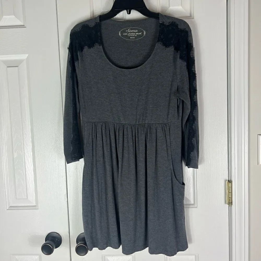 Soma Live Lounge Womens Gown Dress Size M